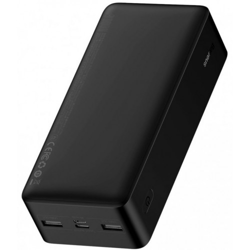 Зовнішній акумулятор Power Bank Baseus 30000mAh 15W Bipow Digital Display Black (PPDML-K01)