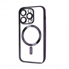 Прозрачный чехол Chrome Case MagSafe для iPhone 12 Pro Deep Purple