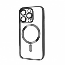 Прозорий чохол Chrome Case MagSafe для iPhone 14 Black