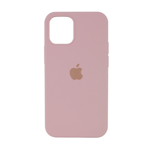 Силиконовая накладка Silicone Case Full для iPhone 13 Mini Pink Sand