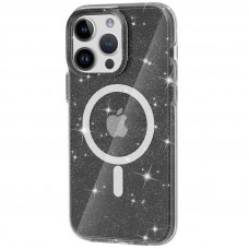 Чехол Galaxy Sparkle MagFit для iPhone 13 Pro Black+Glitter