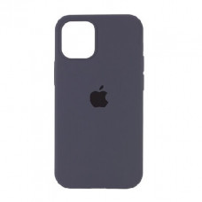 Силиконовая накладка Silicone Case Full для iPhone 13 Mini Dark Grey