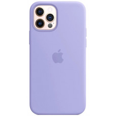 Силіконова накладка Silicone Case iPhone 12 Pro Max Elegant Purple