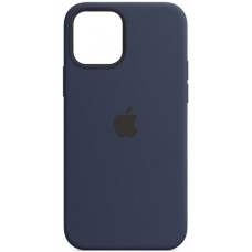 Силиконовая накладка Silicone Case 1:1 для iPhone 12 Mini Deep Navy