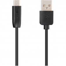Кабель USB Gelius One GP-UC115 MicroUSB 1m (12W) Black