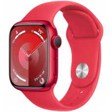 Apple Watch Series 9 GPS 45мм Red Aluminium with Red Sport Band M/L (MRXK3)