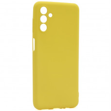 Силиконовая накладка Soft Silicone Case для Samsung A14 2023 A145 Lemon