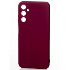 Силиконовая накладка Soft Silicone Case для Samsung A14 2023 A145 Burgundy