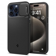 Чехол Spigen Optik Armor для iPhone 15 Pro Max with MagSafe Black (ACS06599)