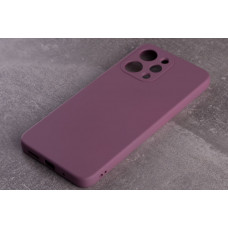 Силиконовая накладка Soft Silicone Case для Xiaomi Redmi 12 Lavender