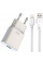 Сетевое зарядное устройство XO L92D QC3.0 18W Lightning Cable