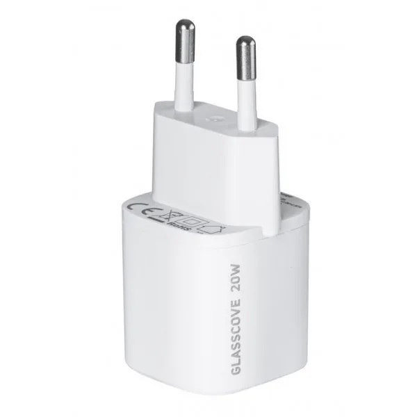 Сетевое зарядное устройство Glasscove 20W TYPE-C TC-099PD