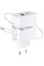 Сетевое зарядное устройство Gelius X-Duo PRO 45W GP-HC053 + кабель Type-C/Type-C White