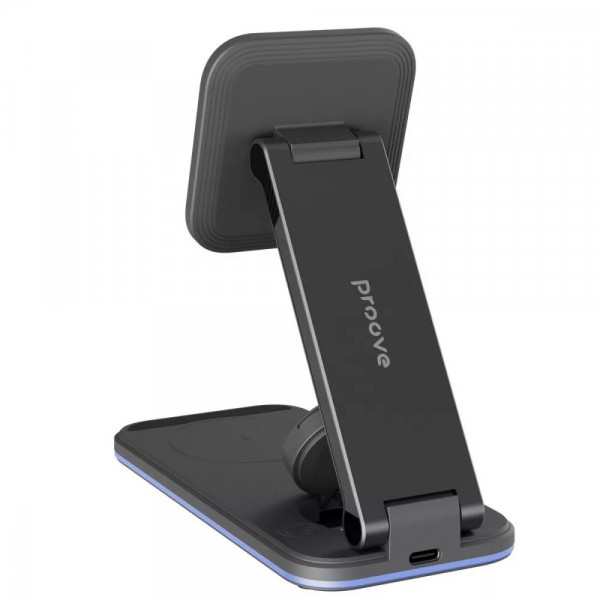 Беспроводное зарядное устройство Proove Energy Fold 3 in 1 Black