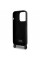 Чехол Karl Lagerfeld Crossbody Silicone Ikonik для iPhone 15 Pro Black (KLHCP15LSCBSKNK)