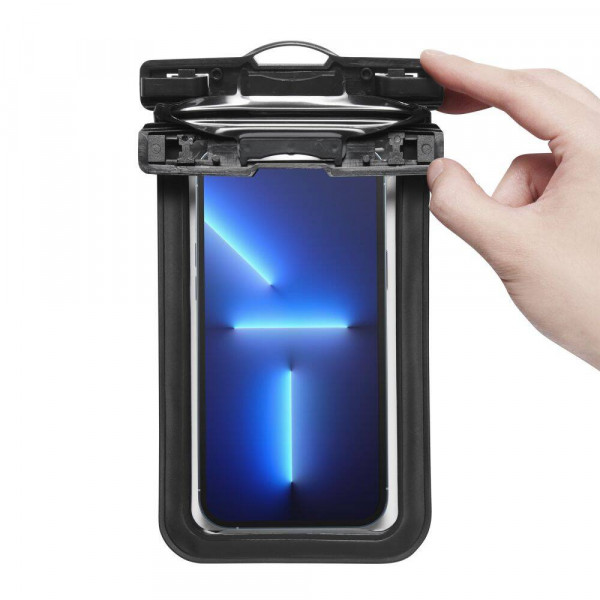 Водонепроницаемый чехол Spigen A601 Universal Waterproof Black (AMP04525)