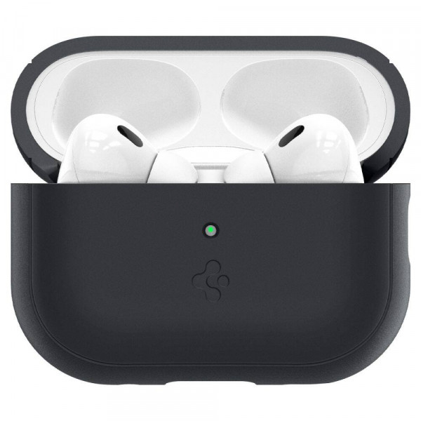 Чехол Spigen для AirPods Pro 2/1 Silicon Fit Strap Black (ACS05479)