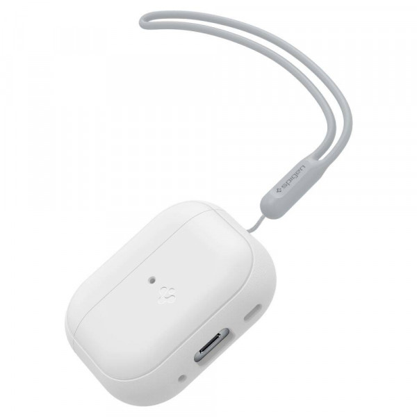 Чехол Spigen для AirPods Pro 2/1 Silicon Fit Strap White/Grey (ACS05811)