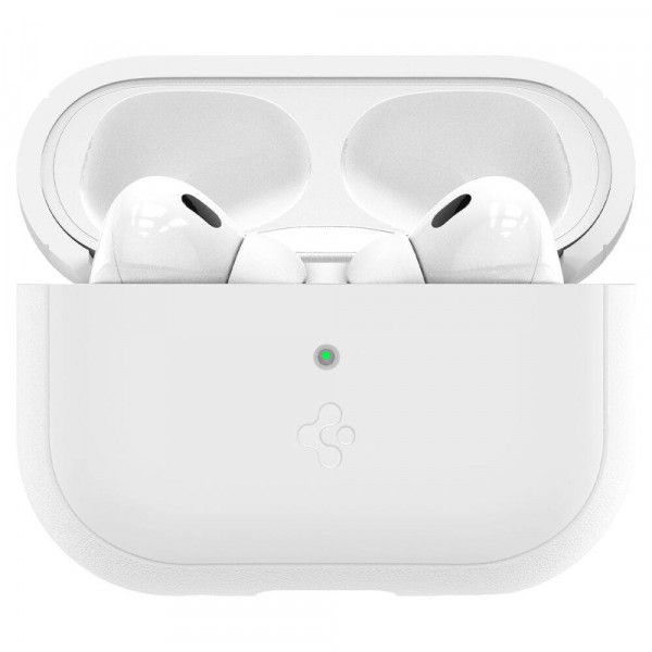 Чехол Spigen для AirPods Pro 2/1 Silicon Fit Strap White/Grey (ACS05811)