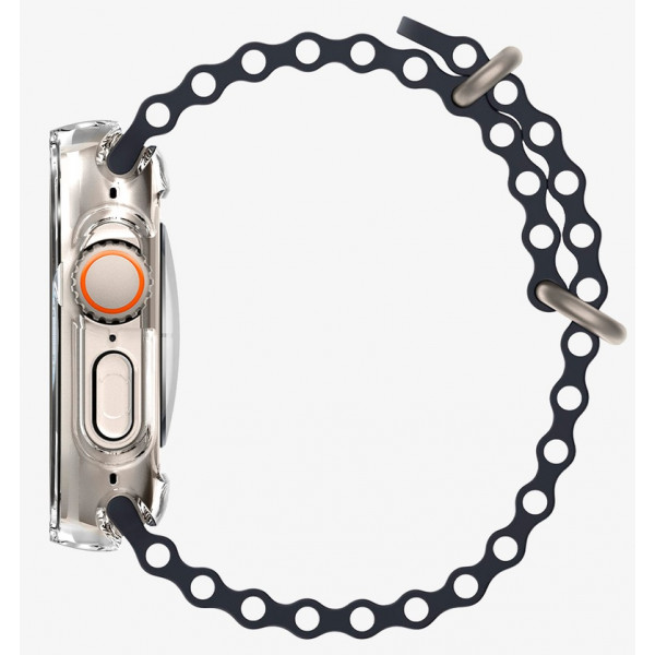Чехол Spigen Ultra Hybrid для Apple Watch Ultra 49mm Crystal Cleare (ACS05459)