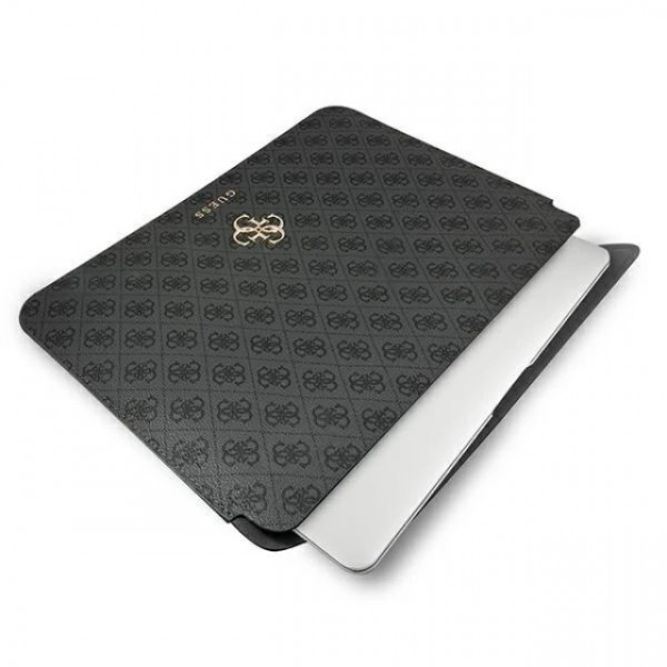 Чехол Guess 4G Metal Gold Logo для MacBook 13" Grey (GUCS13G4GFGR)