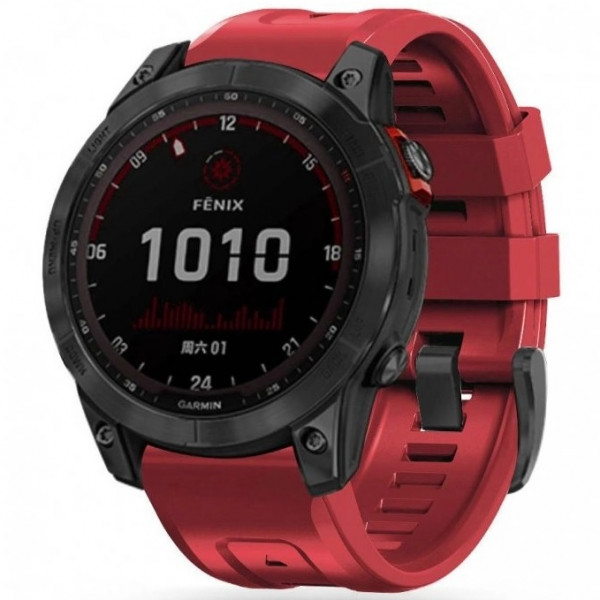Ремешок Tech-Protect IconBand для Garmin Fenix 3 | 5X | 3HR | 5X Plus | 6X | 6X Pro | 7X Red (9589046921575)