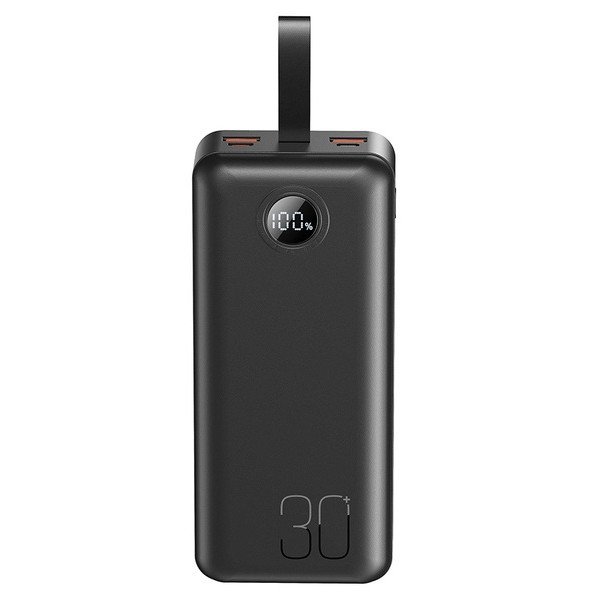 Внешний аккумулятор Power Bank XO PR240 30000mAh PD20W + QC22.5W with light Black