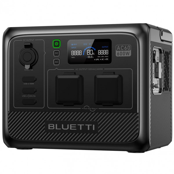 Зарядная станция Bluetti AC60 600W 403Wh UK Black