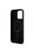 Чехол Karl Lagerfeld Silicone Choupette Head для iPhone 15|14|13 Black with MagSafe (KLHMP15SSCHPPLK)