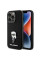 Чехол Karl Lagerfeld Silicone Ikonik Metal Pin для iPhone 15 Pro Max Black (KLHCP15XSMHKNPK)
