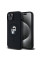 Чехол Karl Lagerfeld Silicone Karl & Choupette Ring для iPhone 15|14|13 Black with MagSafe (KLHMP15SSCMKCRHK)