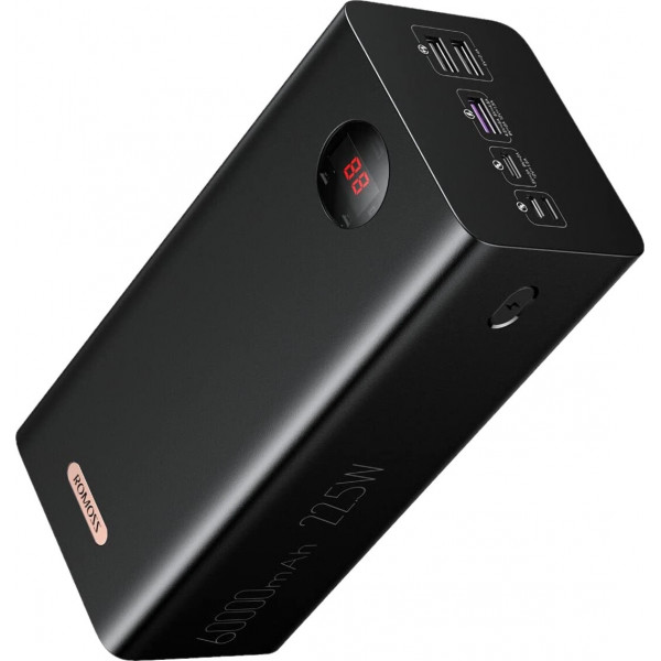 Внешний аккумулятор Power Bank Romoss 60000mAh 22.5W Black (PEA60-152-2142)