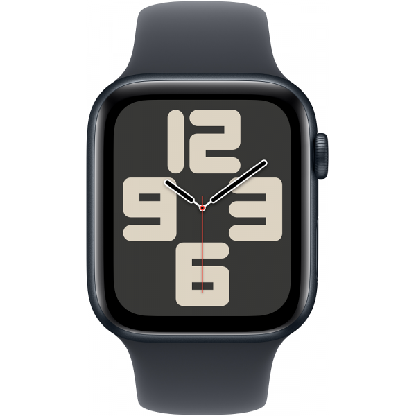 Смарт-часы Apple Watch SE 2024 GPS 40mm Midnight Aluminium Case with Midnight Sport Band - M/L (MXE93QH/A)