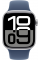 Смарт-часы Apple Watch Series 10 GPS 42mm Silver Aluminium Case with Denim Sport Band - S/M (MWWA3QH/A)