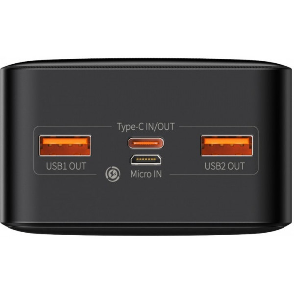 Внешний аккумулятор Power Bank Baseus Bipow 30000mAh 20W Display Black (PPDML-N01)