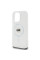 Чехол Karl Lagerfeld IML Metal Karl Head для iPhone 16 Pro Max White with MagSafe (KLHMP16XHLSKIH)