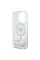 Чехол Karl Lagerfeld Liquid Glitter Choupette Head для iPhone 16 Pro Transparent with MagSafe (KLHMP16LLGCHSGH)