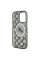 Чехол Karl Lagerfeld IML Monogram Karl & Choupette Head для iPhone 16 Pro Max Black with MagSafe (KLHMP16XHMCKMHK)