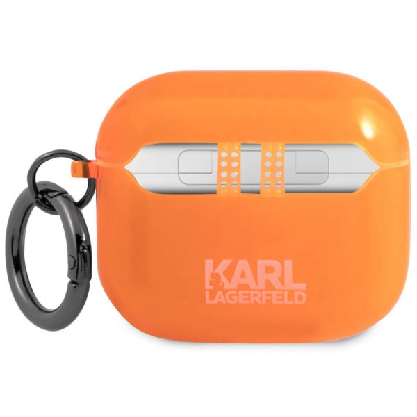 Чехол Karl Lagerfeld Choupette для AirPods 3 Orange (KLA3UCHFO)