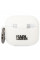 Чехол Karl Lagerfeld Silicone Karl Head 3D для AirPods Pro 2 White (KLAP2RUNIKH)