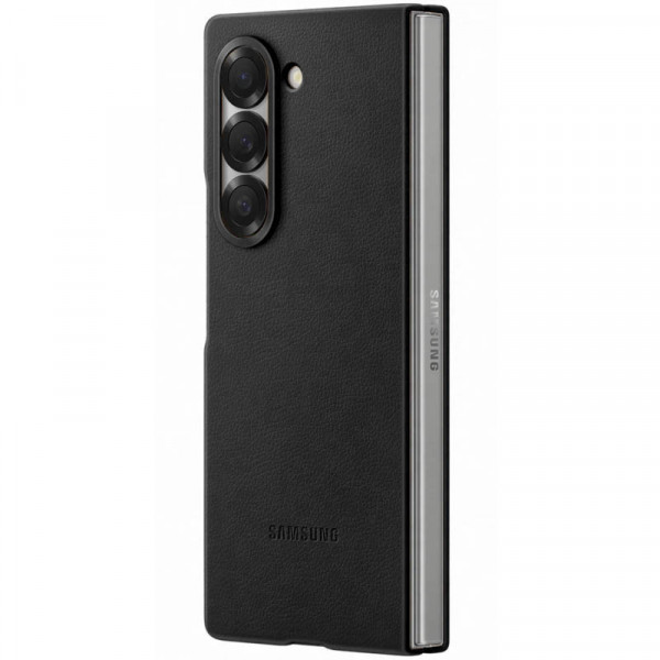 Чехол Leather Case для Samsung Fold 6 Black (AAA)