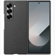 Чехол Leather Case для Samsung Fold 6 Gray (AAA)