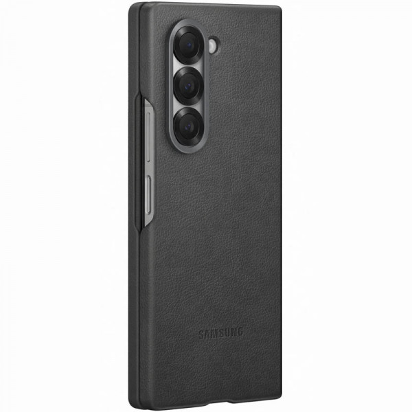 Чехол Leather Case для Samsung Fold 6 Gray (AAA)