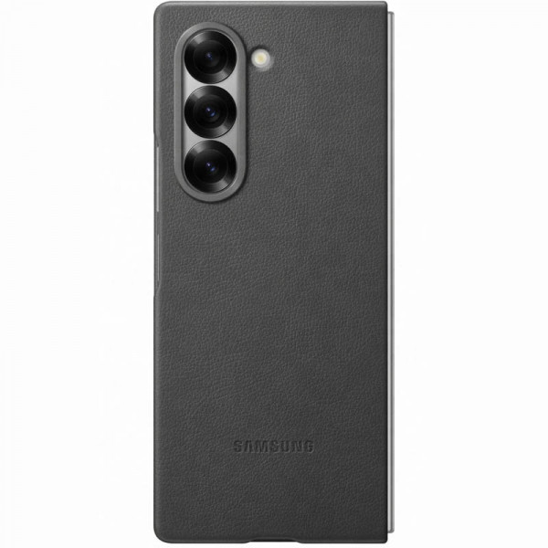 Чехол Leather Case для Samsung Fold 6 Gray (AAA)