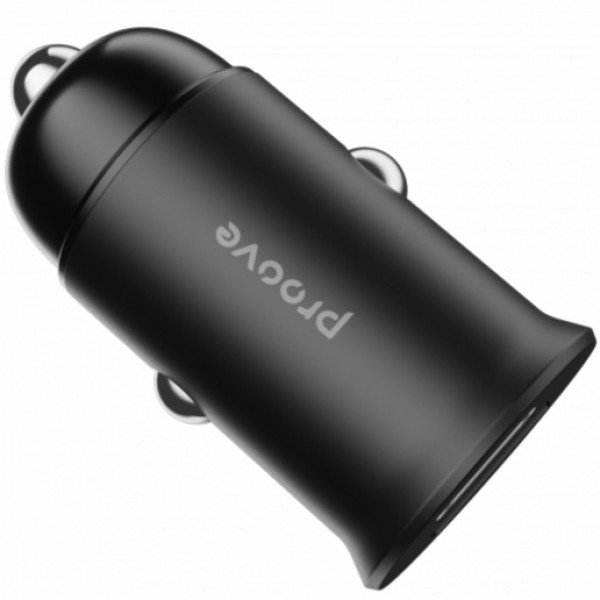 Автомобильное зарядное устройство Proove Tiny POWER 20W USB+Type-C Black