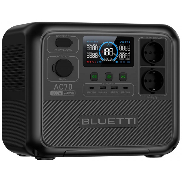 Зарядная станция Bluetti AC70 1000W 768wh
