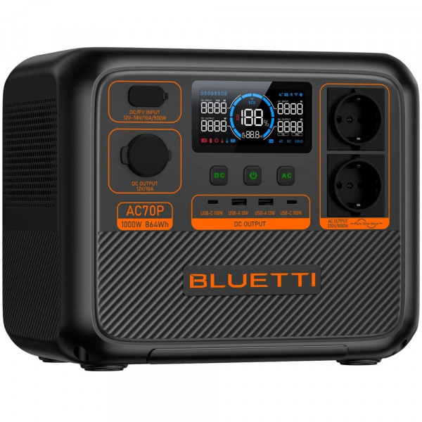 Зарядная станция Bluetti AC70P 1000W 864Wh