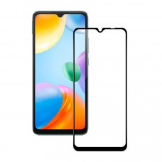 Защитное стекло Full Glue для Xiaomi 10C Black