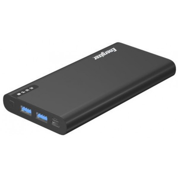 Внешний аккумулятор Power Bank Energizer UE10047PQ-10000 mAh Li-pol+TYPE-C PD Black