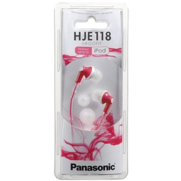 Наушники Panasonic RP-HJE118GU-P Pink